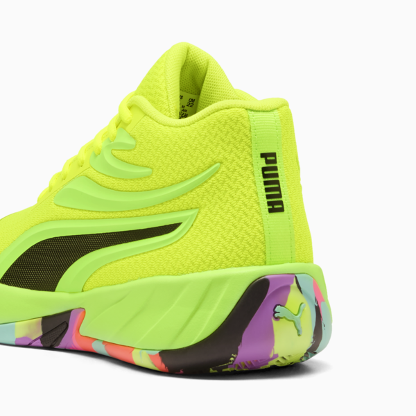 Zapatillas Basketball Court Pro Marble, Yellow Alert-Green Glare, large-ARG
