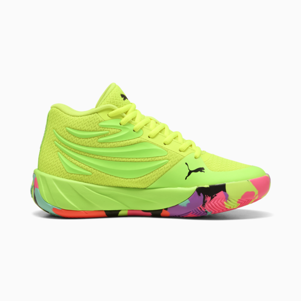 Zapatillas Basketball Court Pro Marble, Yellow Alert-Green Glare, large-ARG
