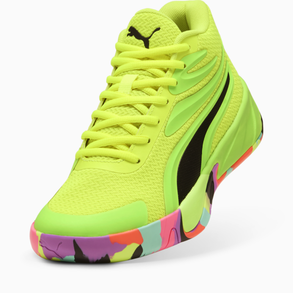 Zapatillas Basketball Court Pro Marble, Yellow Alert-Green Glare, large-ARG
