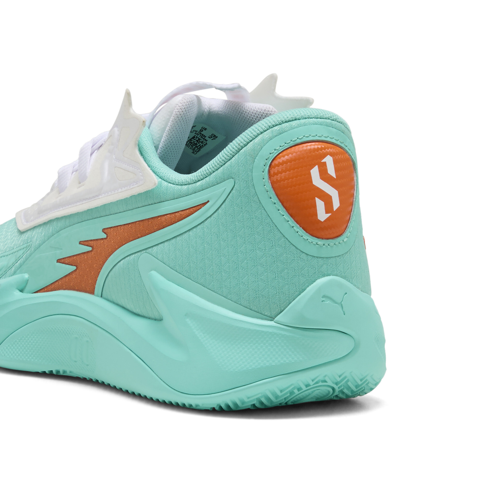 PUMA Scoot Zeros II Shift uniseks basketbalschoenen, Oranje, Maat 40,5 thumbnail 5