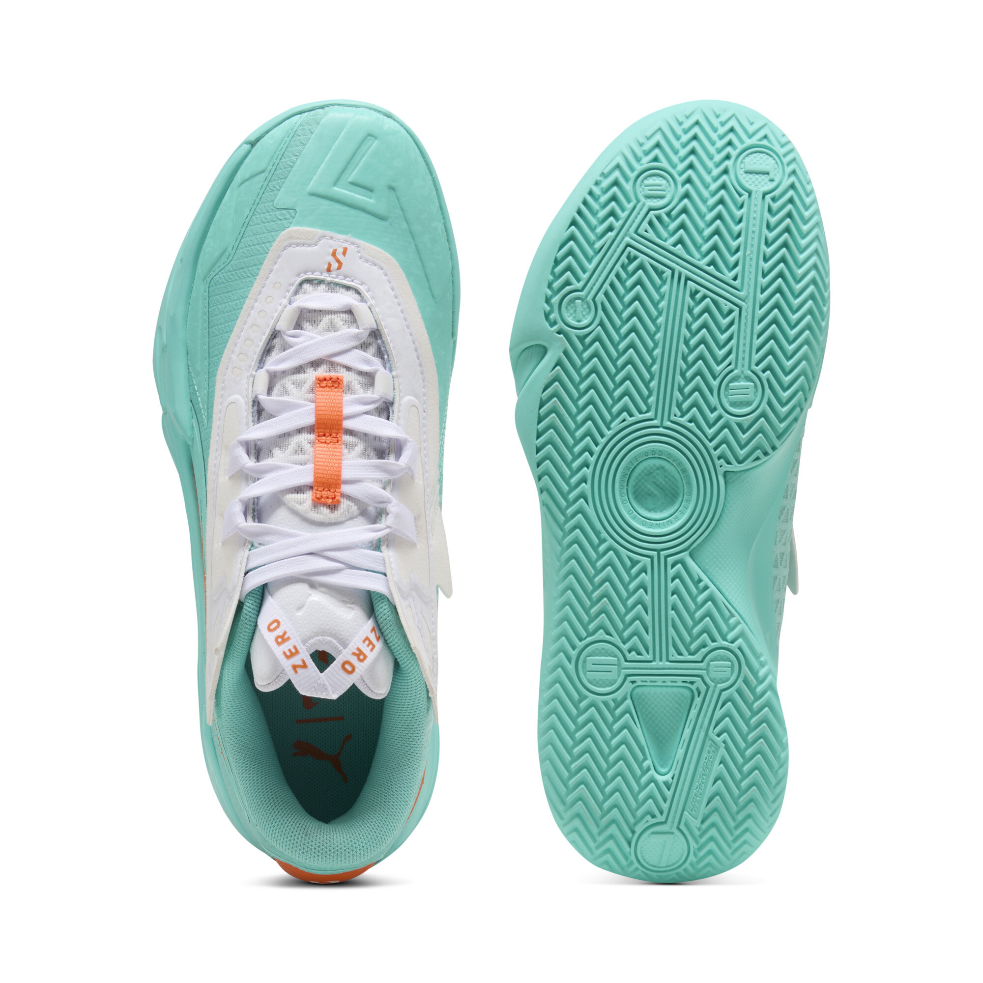PUMA Scoot Zeros II Shift uniseks basketbalschoenen, Oranje, Maat 40,5 thumbnail 4