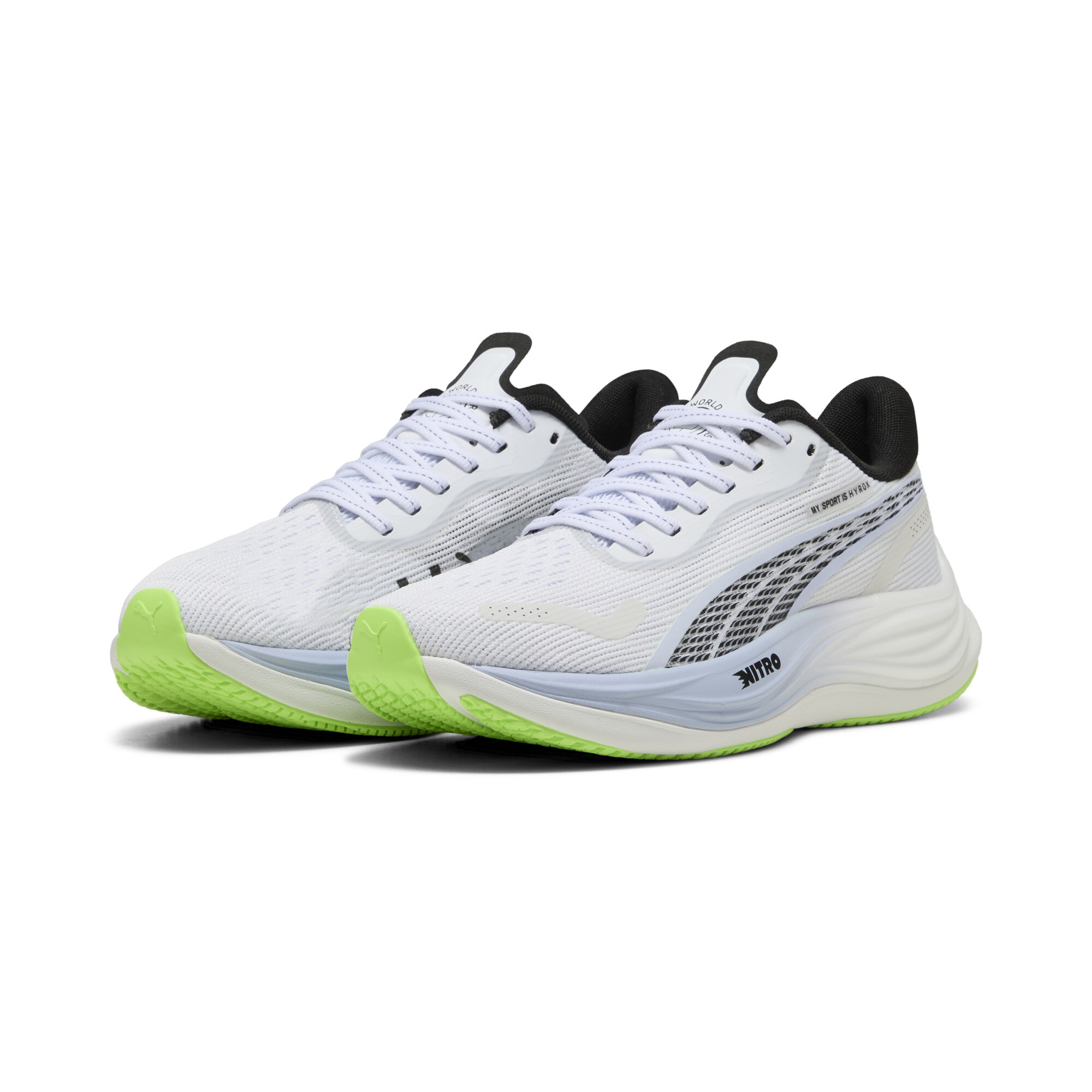 Puma x HYROX Velocity NITRO™ 3 Laufschuhe Damen | White/Cool Weather | Größe: 38.5