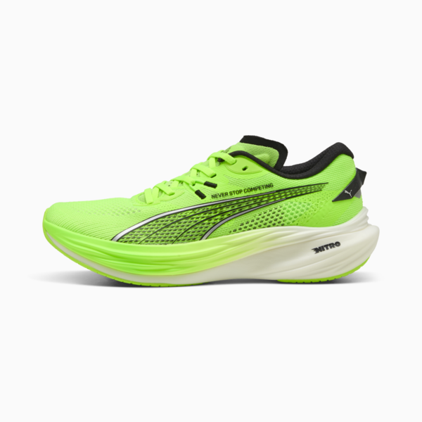 PUMA x HYROX Deviate NITRO™ 3 Men, Green Glare-PUMA Black, swatch-ZAF