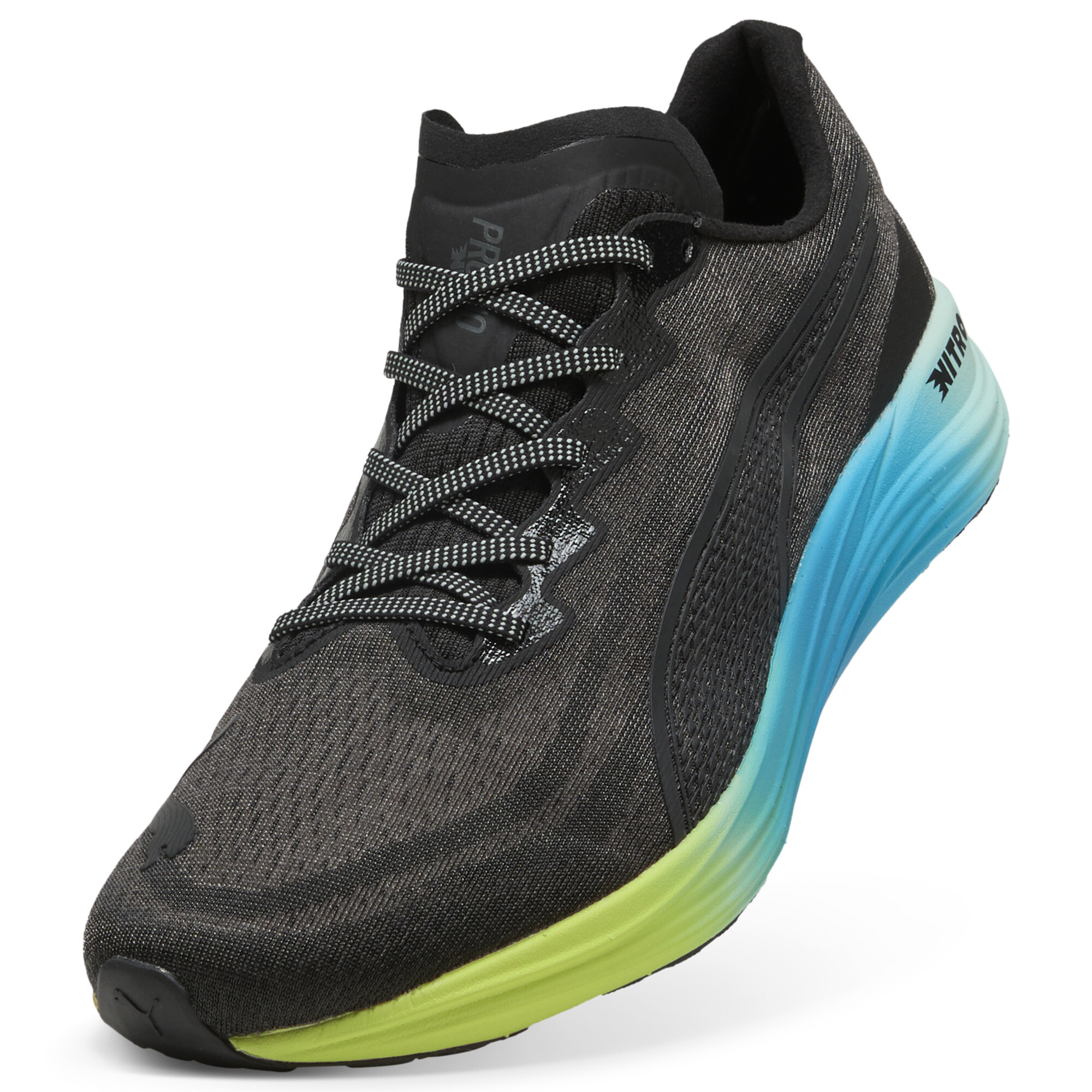 PUMA Propio NITROâ¢ hardloopschoenen voor Heren, Blauw/Zwart, Maat 45 thumbnail 2