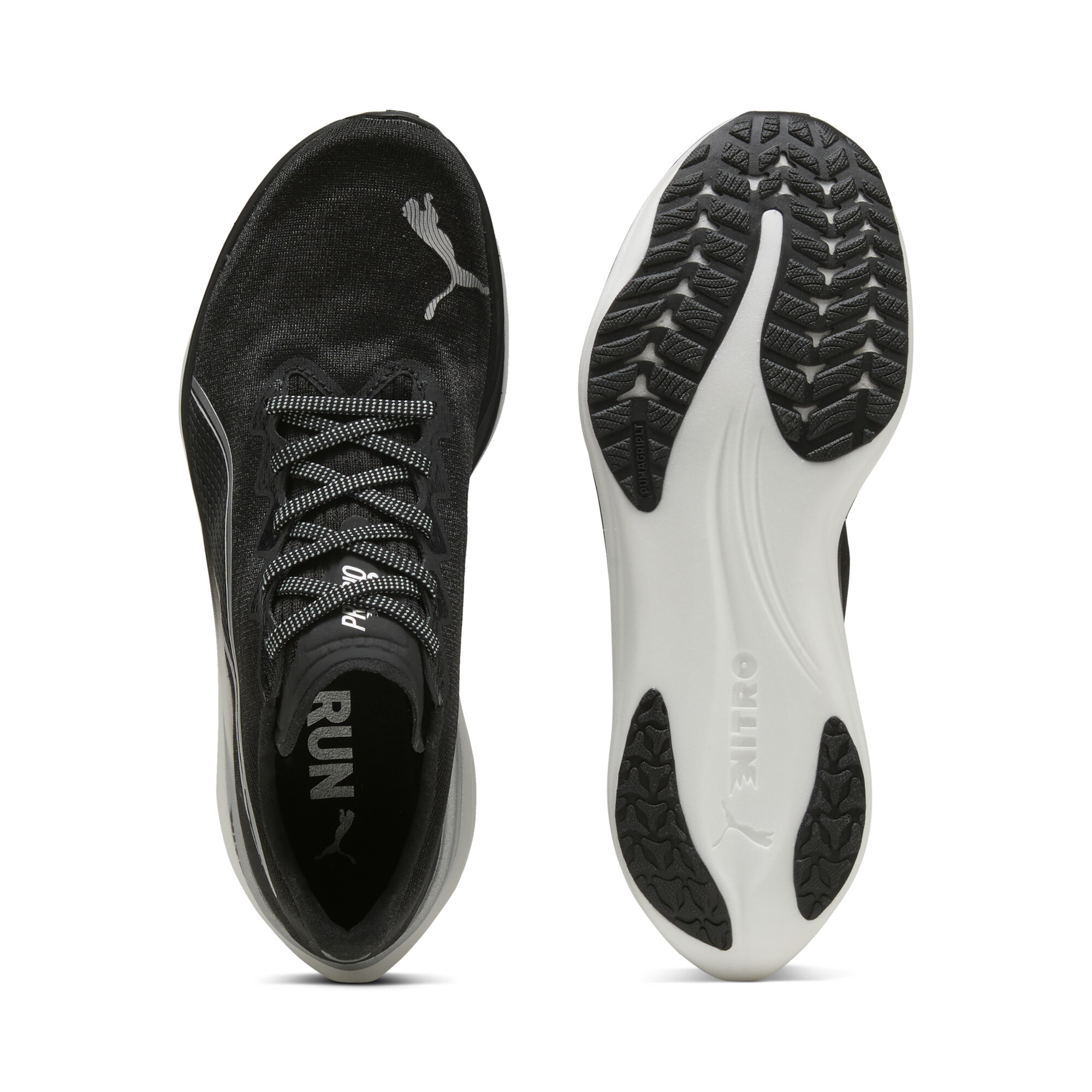 PUMA Propio NITROâ¢ hardloopschoenen voor Dames, Zwart/Wit, Maat 36 thumbnail 4