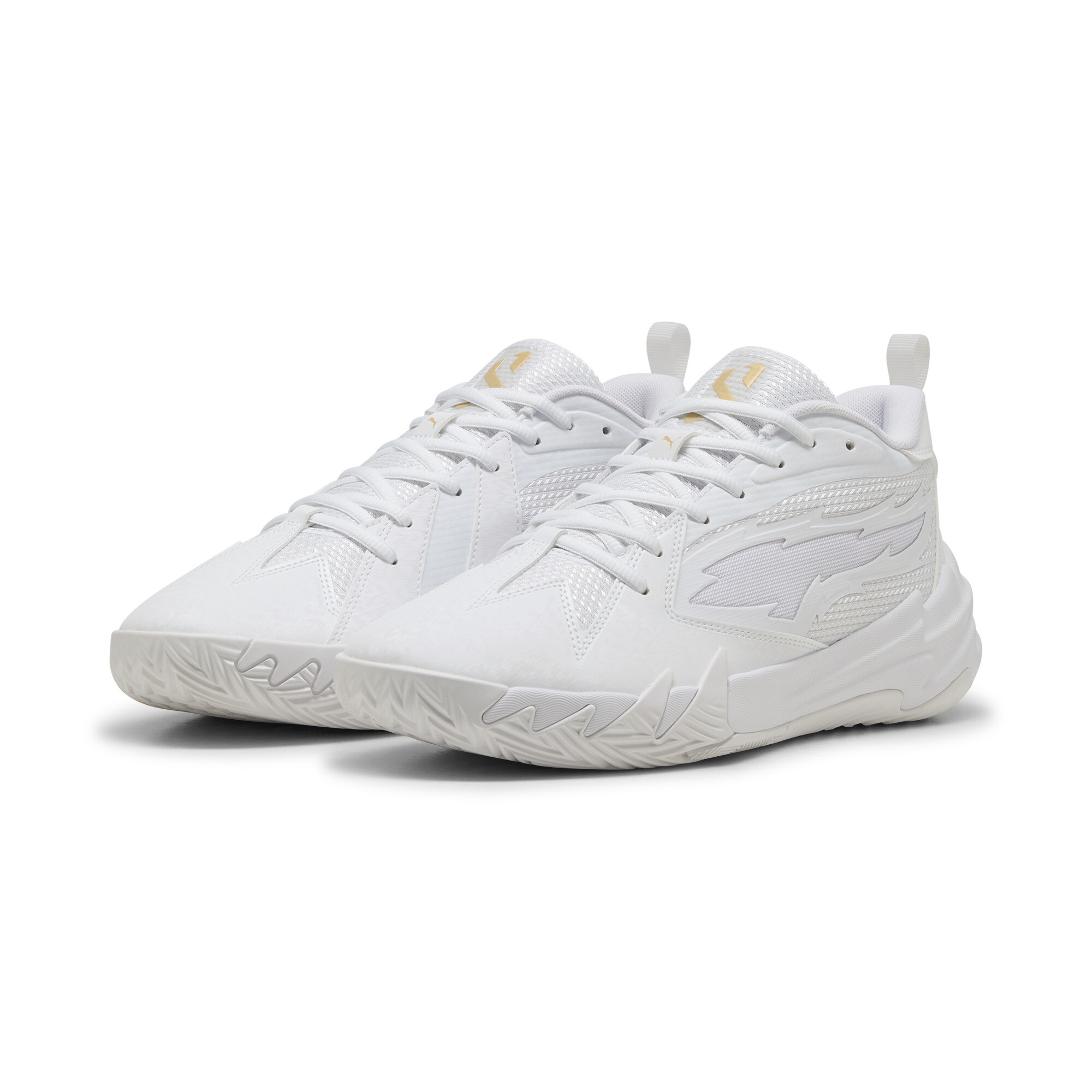 Puma Scoot Zeros Basketball Shoes Unisex, White, Size 42, Shoes