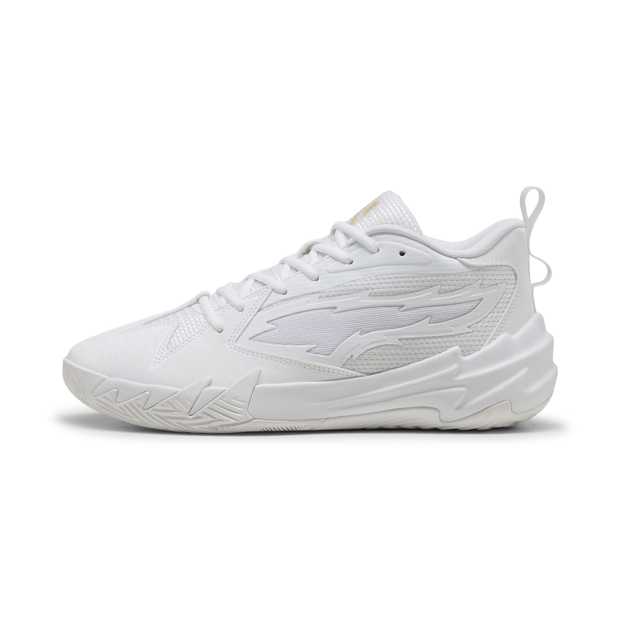 Puma Scoot Zeros Basketballschuhe Unisex | Mit Plain | White/Gold | Größe: 40.5