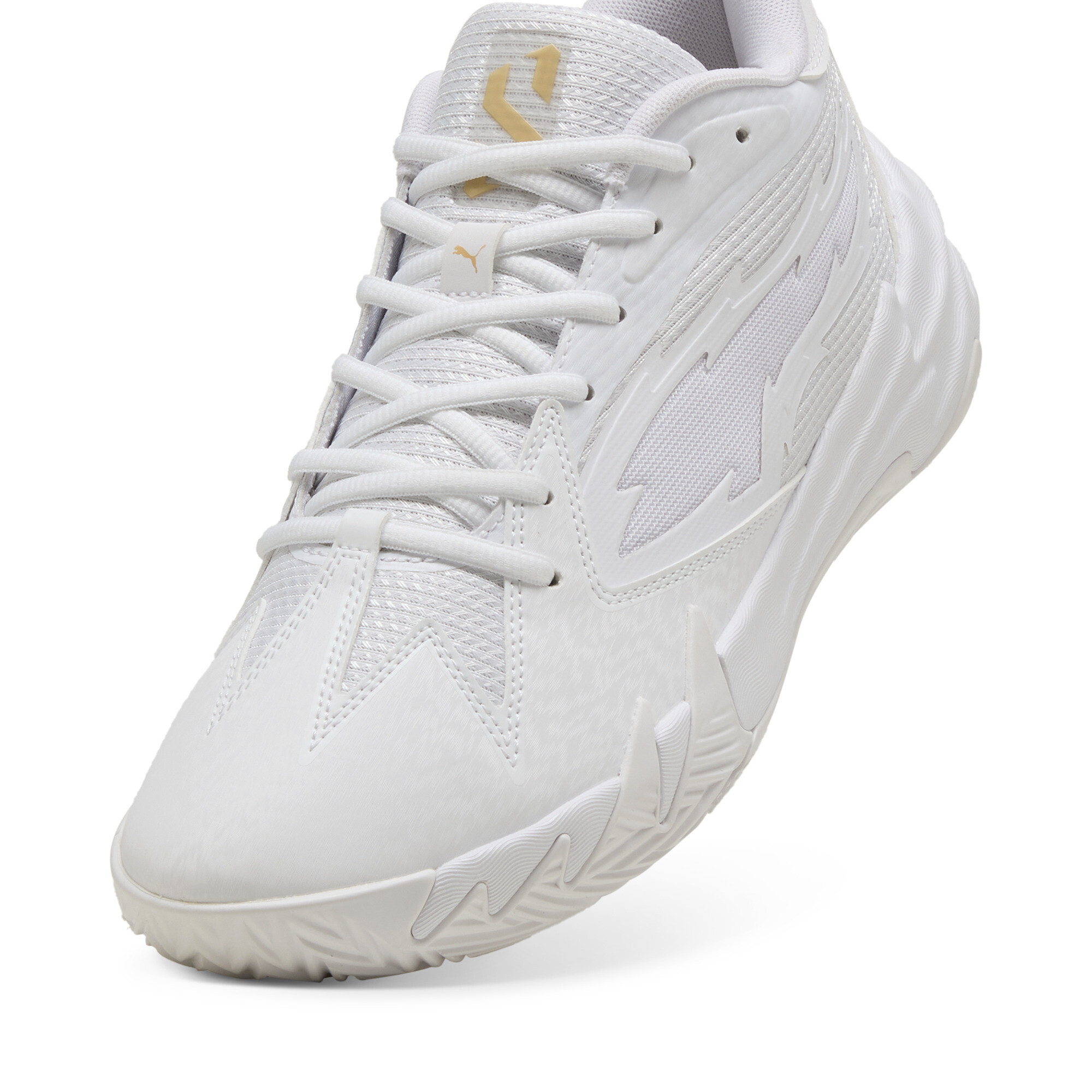 Puma Scoot Zeros Basketball Shoes Unisex, White, Size 42, Shoes