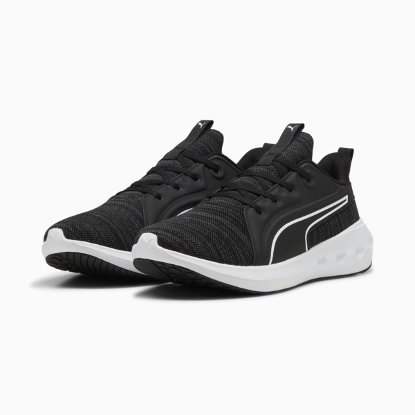 Zapatillas Sofrtide Carson Knit, PUMA Black-PUMA Black-PUMA White, large-ARG