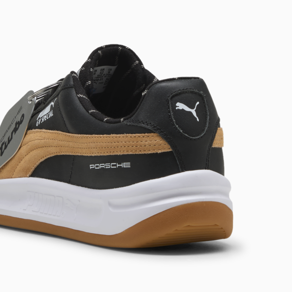 Zapatillas Porsche Legacy GV Special Pinstripe, PUMA Black-Warm Beige, large-ARG