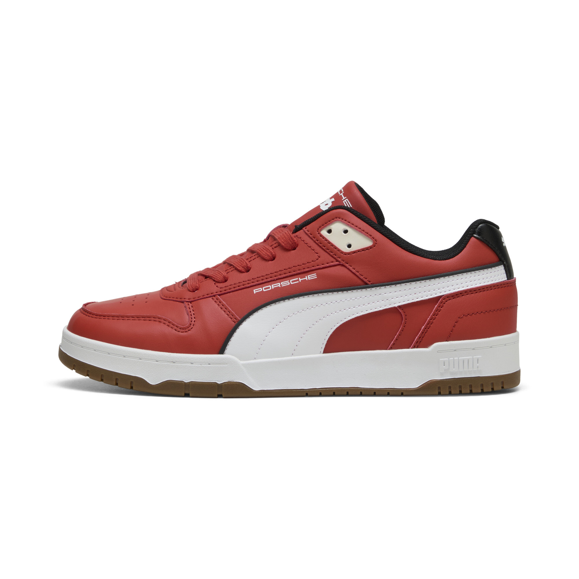 Puma Porsche Legacy RBD Game Sneakers mit niedrigem Profil Schuhe | Mit Plain | Red Fire/White | Größe: 39