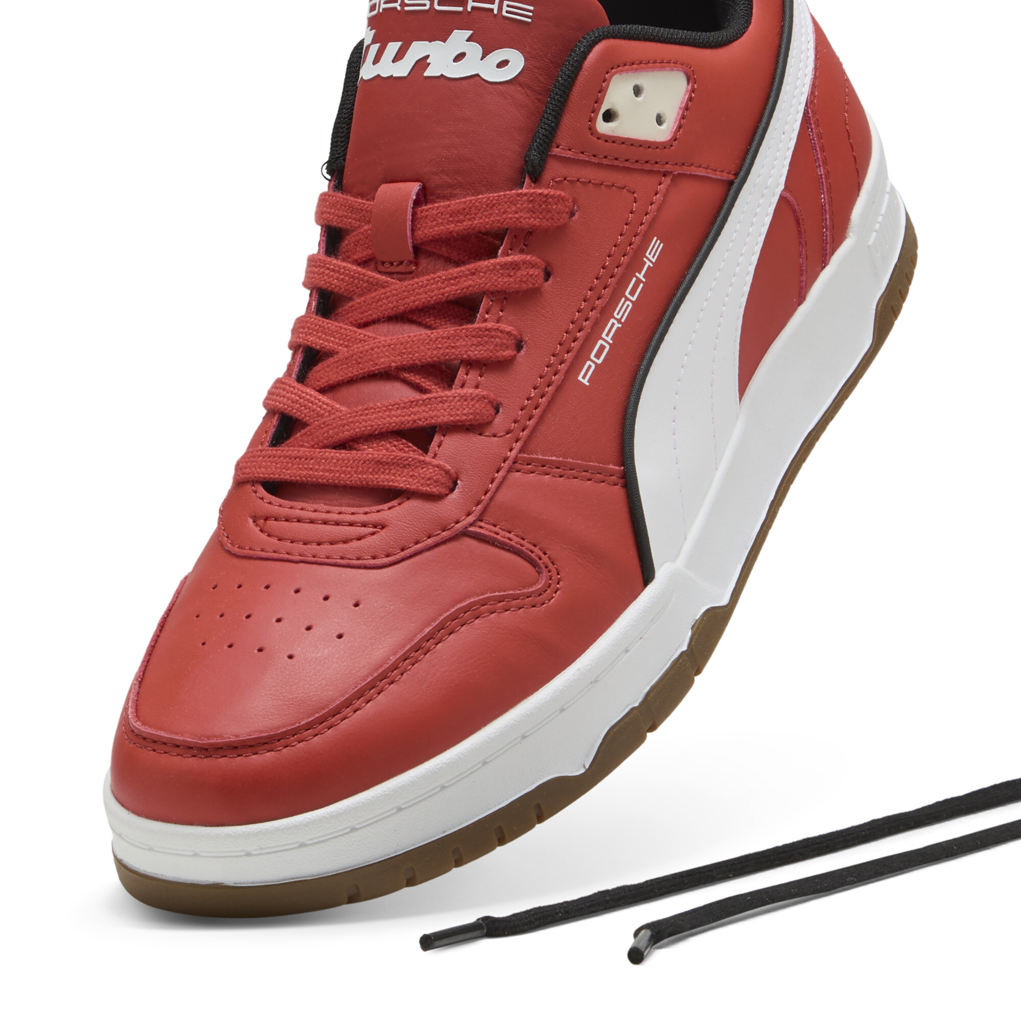 Porsche Legacy RBD Game lage sneakers, Rood/Wit, Maat 41 | PUMA