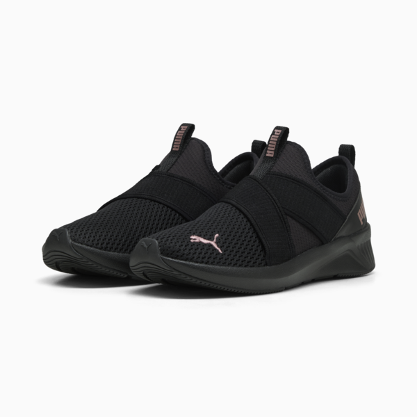 Tenis de running SOFTRIDE Harli para mujer, PUMA Black-PUMA Black-Rose Gold, large-MEX