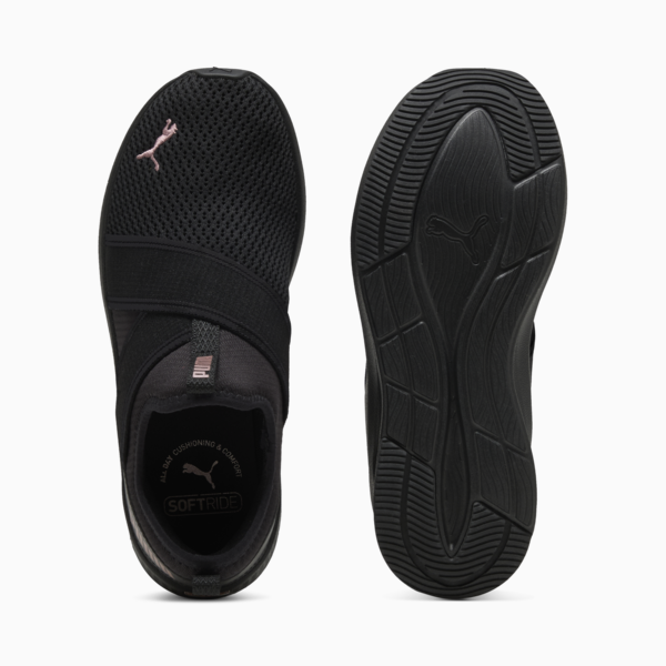 Tenis de running SOFTRIDE Harli para mujer, PUMA Black-PUMA Black-Rose Gold, large-MEX