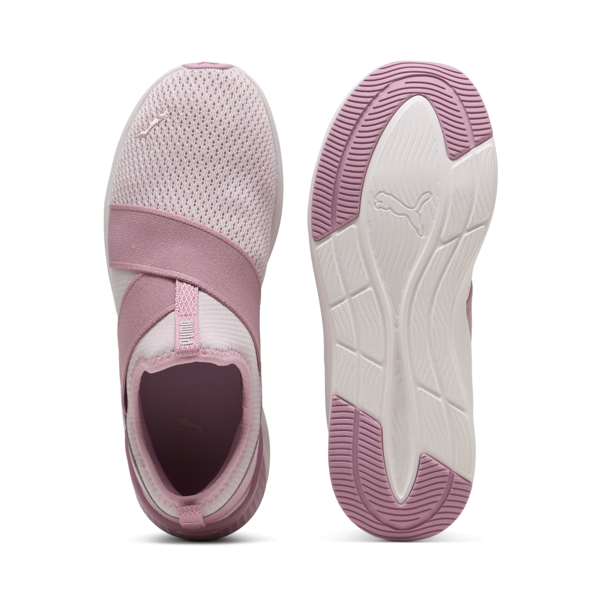 PUMA SOFTRIDE Harli Slip-On hardloopschoenen voor Dames, Roze, Maat 40,5 thumbnail 4