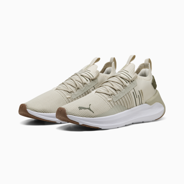 Zapatillas de running Softride Symmetry Fuzion, Desert Dust-Alpine Snow-PUMA Olive, large-ARG