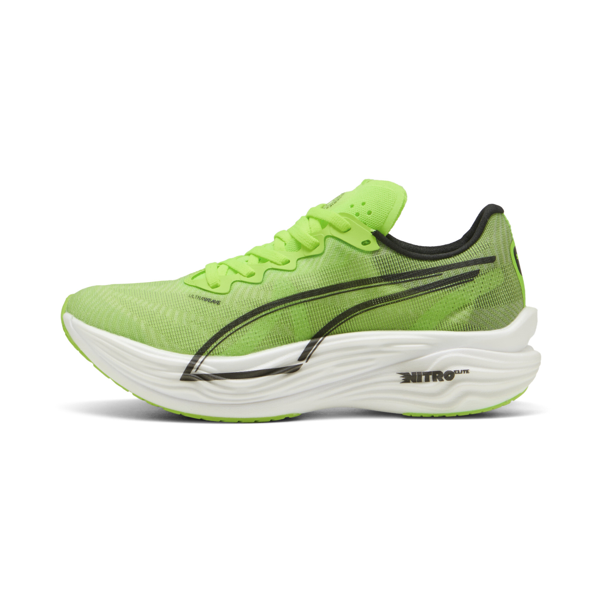 Puma x HYROX Deviate NITRO™ Elite 3 Laufschuhe Damen | White/Green Glare | Größe: 40.5