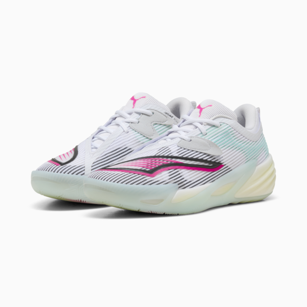 All-Pro NITRO™ 2 Basketball Shoes Unisex, PUMA White-Mint Melt, large-ZAF