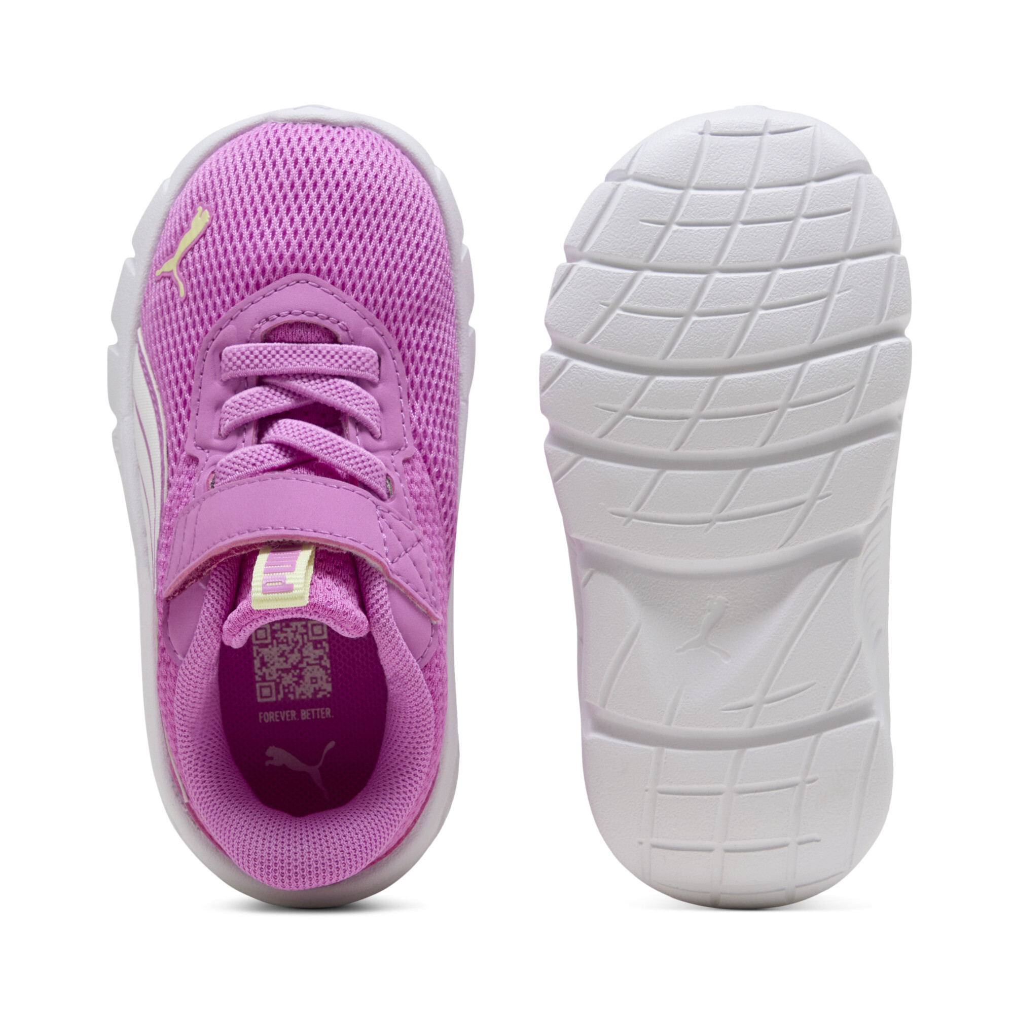 PUMA FlexFocus Modern sneakers, Roze/Wit, Maat 26 thumbnail 4