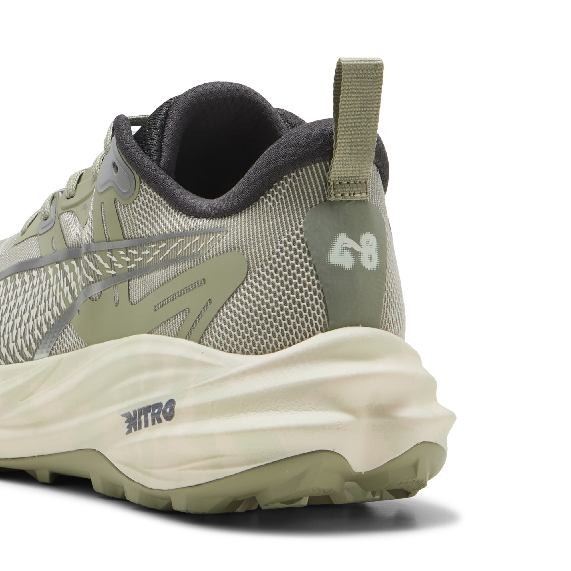 PUMA Voyage NITROâ¢ 4 Terrains hardloopschoenen voor Heren, Grijs/Wit, Maat 45 thumbnail 5