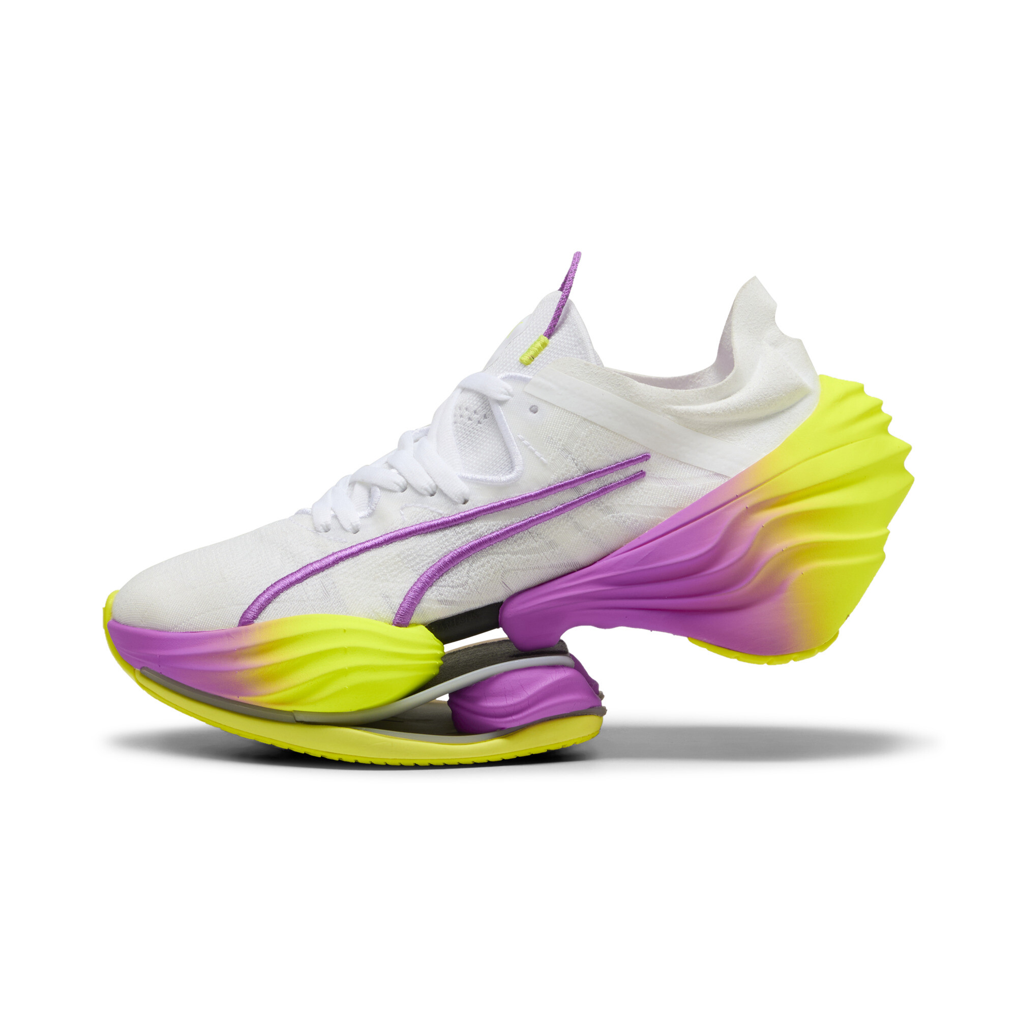 Puma FAST-RB NITRO™ Elite LD Laufschuhe Damen | White/Yellow Alert/Pure Magenta | Größe: 42