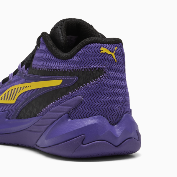 The Dagger Basketball Shoes Youth, PUMA Black-Team Violet, large-MEX