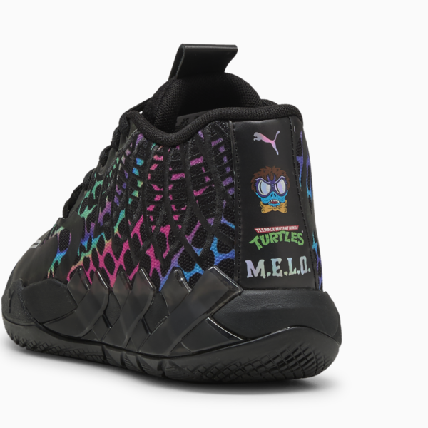 PUMA HOOPS x TNMT MB.01 Baxter Stockman Basketball Shoes Youth, PUMA Black-PUMA Red, large-MEX