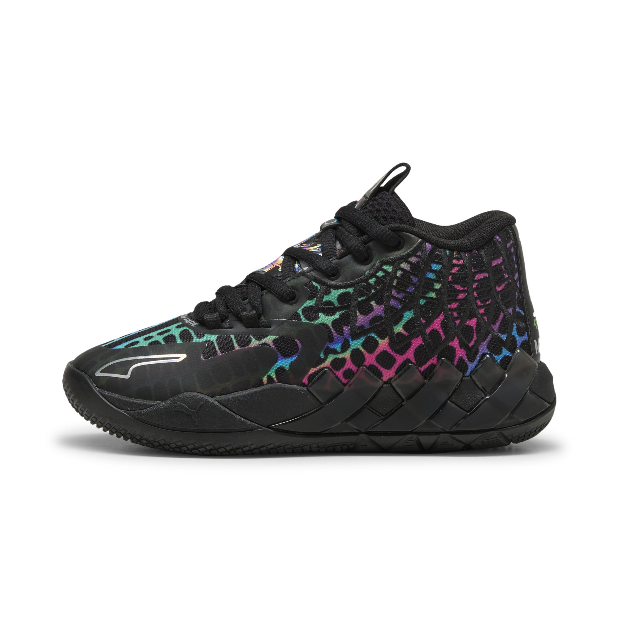 Puma X Lamelo Ball X Tmnt Mb.01 Baxter Stockman Big Kids' Basketball Shoes In Black