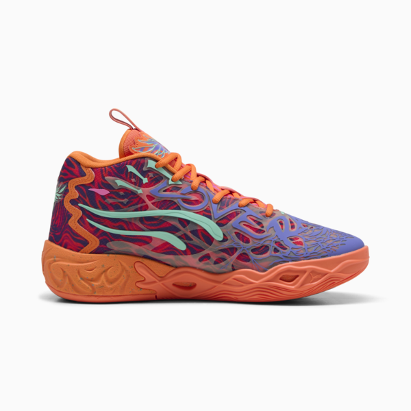 MB.04 Creativity Basketball Shoes Unisex, Dark Amethyst-Orange Glow-Poison Pink-Electric Peppermint, large-MEX