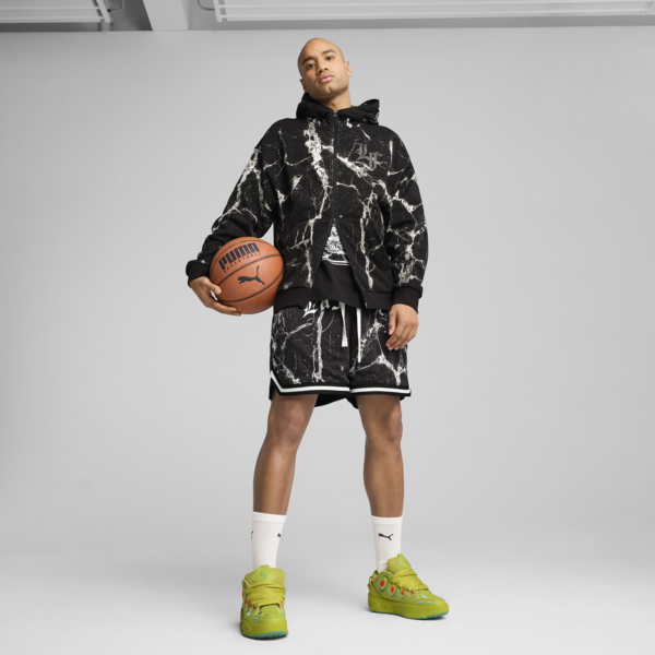 PUMA HOOPS x LAFRANCÉ Heatmap Sneakers Unisex, Sea Kelp-Jade Frost, large-MEX