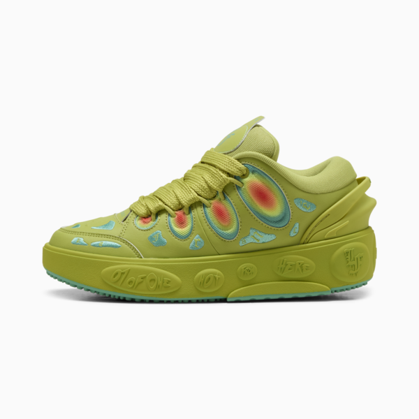 PUMA HOOPS x LAFRANCÉ Heatmap Sneakers Unisex, Sea Kelp-Jade Frost, large-MEX