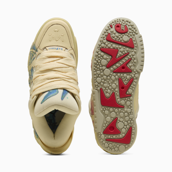 Zapatillas PUMA HOOPS x LAFRANCÉ Airbrush, Creamy Vanilla-Desert Dust, large-ARG