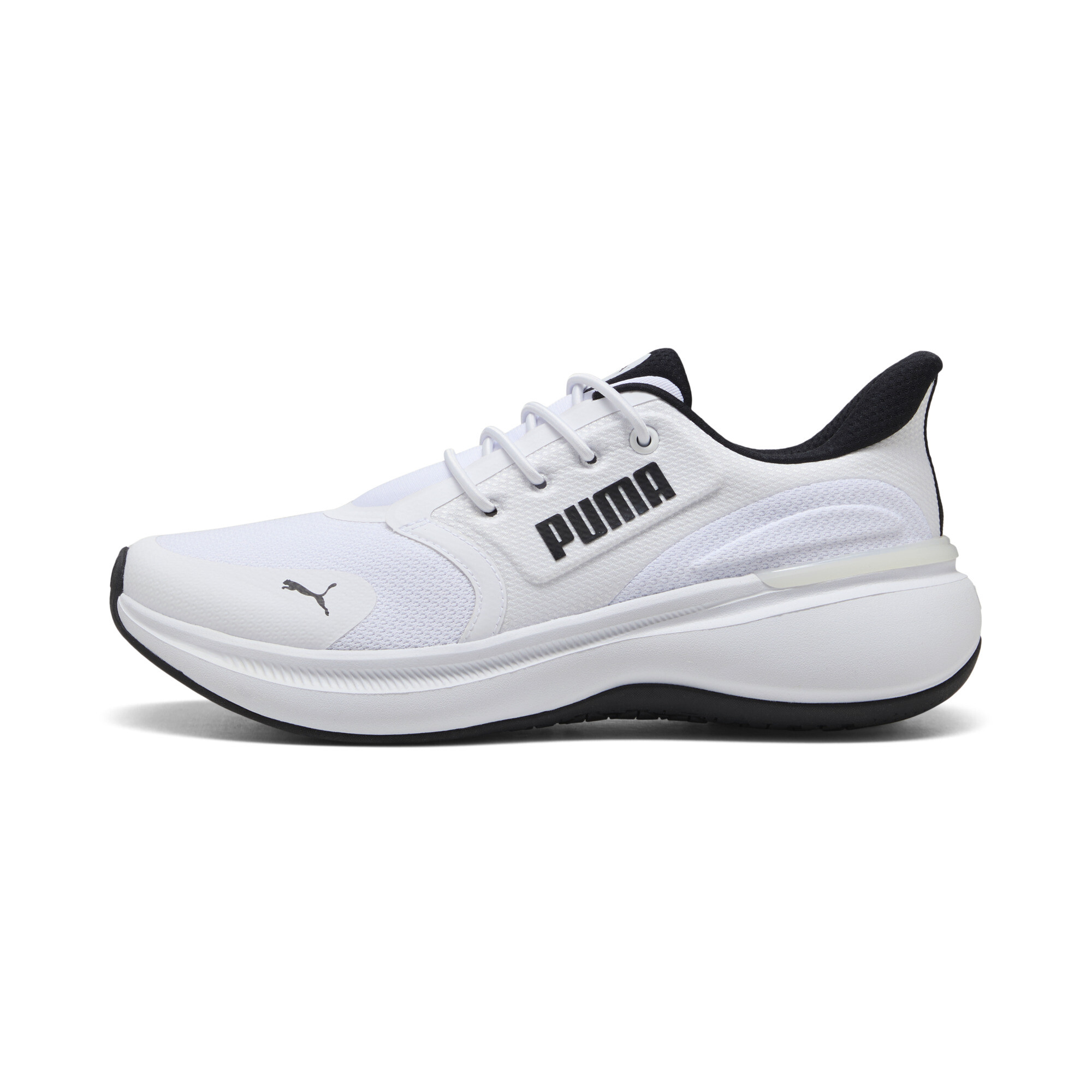 PUMA Softride Exo Shift uniseks sneakers, Zwart/Wit, Maat 46 thumbnail 5