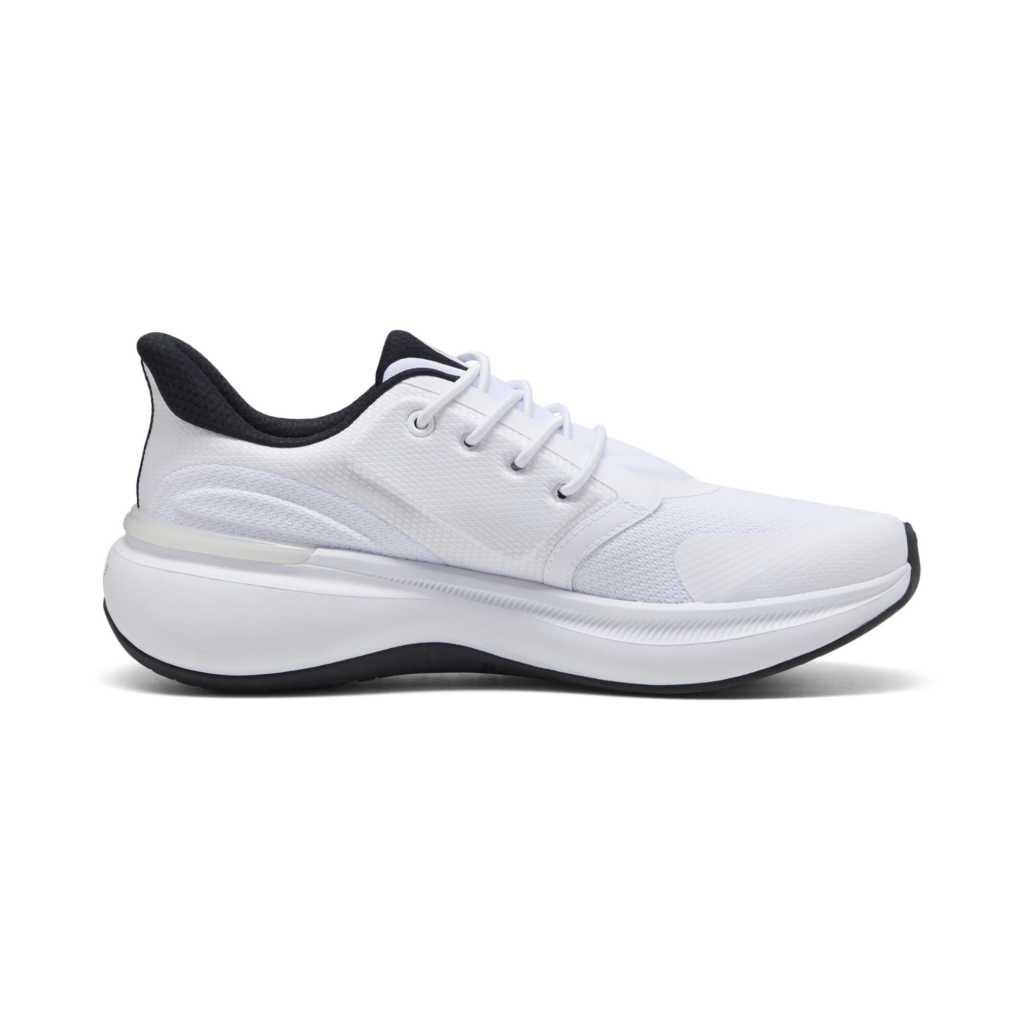 PUMA Softride Exo Shift uniseks sneakers, Zwart/Wit, Maat 46 thumbnail 3