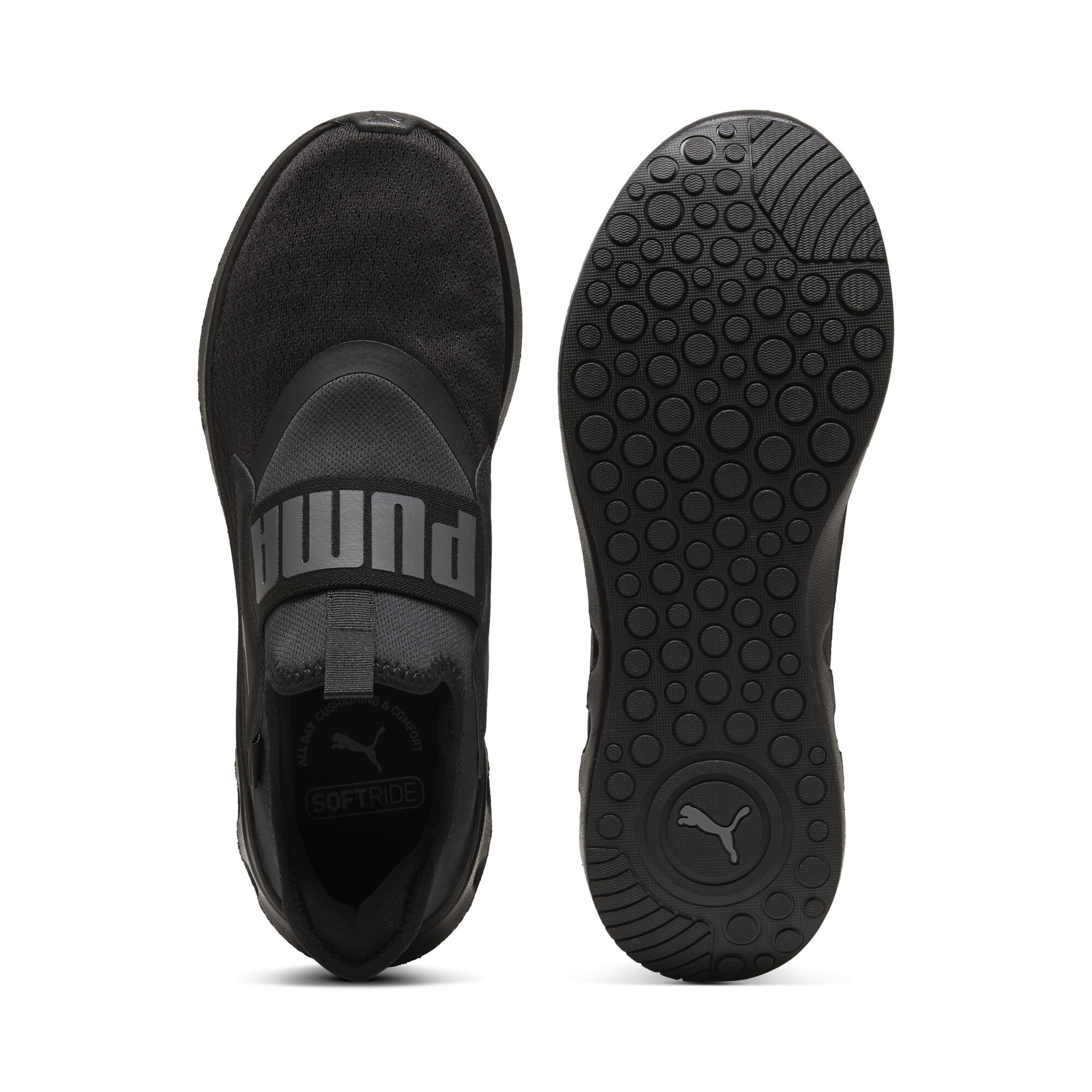 PUMA SOFTRIDE Carson SLIPTECHâ¢ II uniseks sneakers, Zwart/Grijs, Maat 38 thumbnail 4
