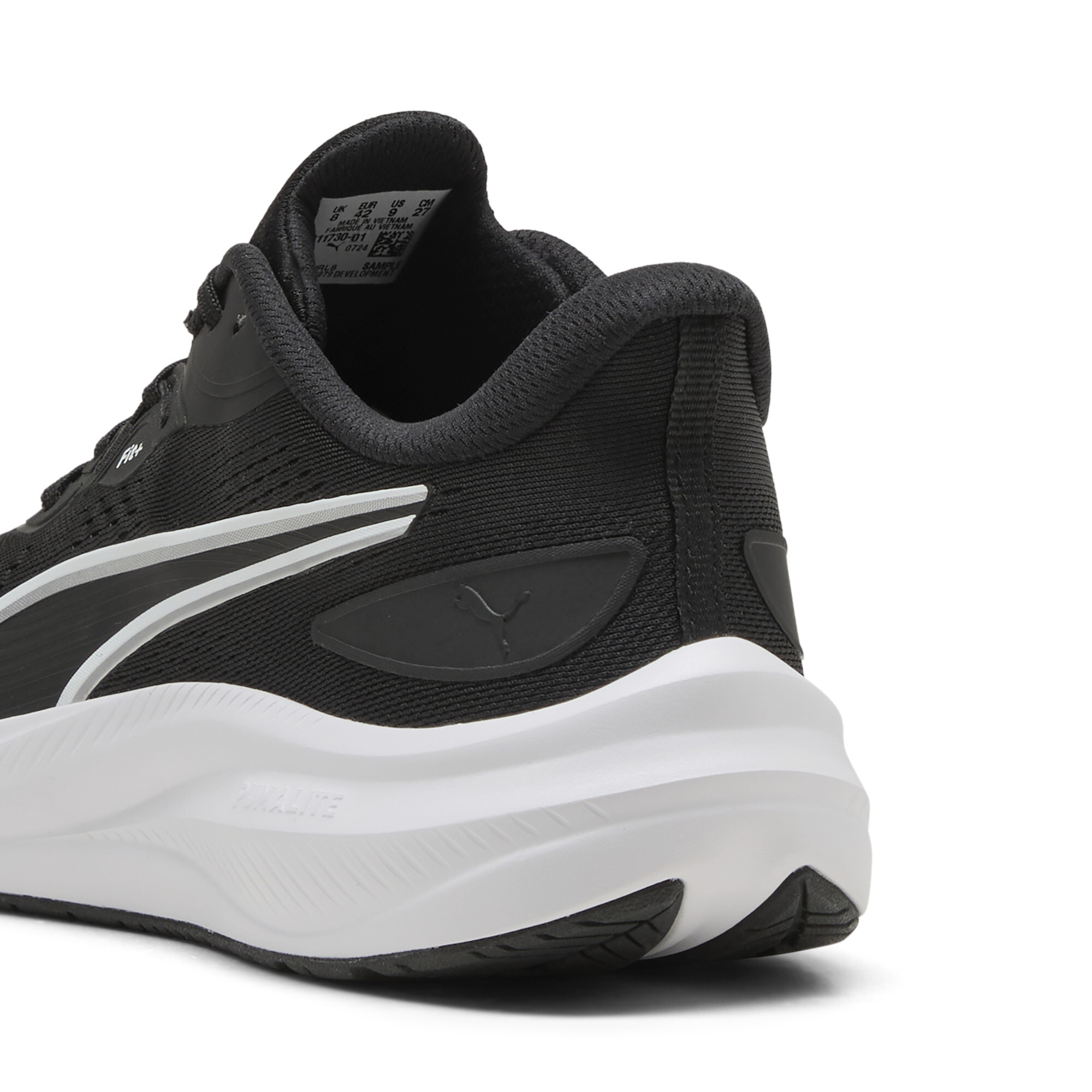 PUMA Skyrocket Lite 2 uniseks hardloopschoenen, Zwart/Wit/Zilver, Maat 37 thumbnail 5
