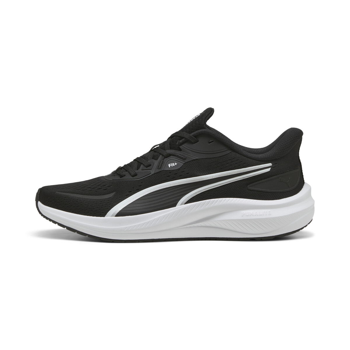 Skyrocket Lite 2 Running Shoes Unisex in Black/White Silver by PUMA, UK 5.5