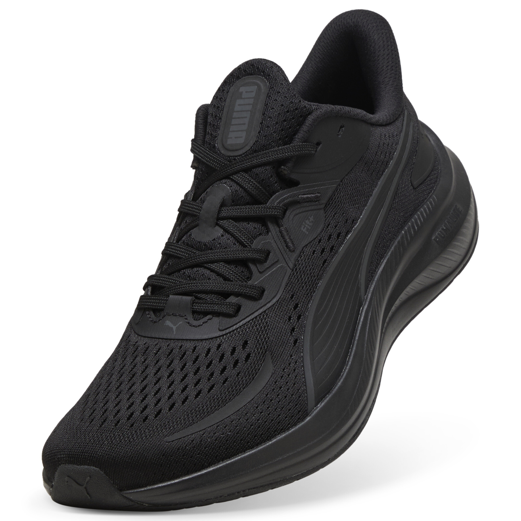 PUMA Skyrocket Lite 2 uniseks hardloopschoenen, Zwart/Zilver, Maat 43 thumbnail 2