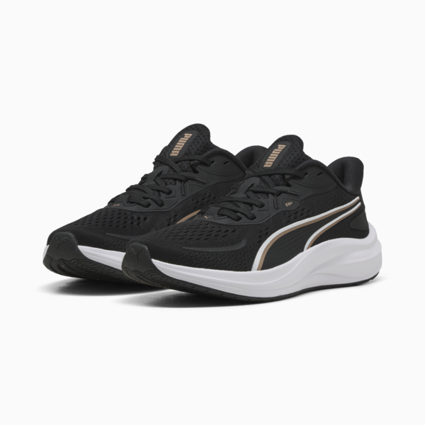 Skyrocket Lite 2 Running Shoes Unisex, PUMA Black-PUMA Gold, large-ZAF
