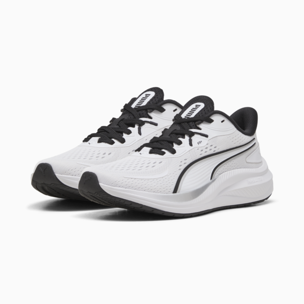 Skyrocket Lite 2 Running Shoes Unisex, PUMA White-PUMA Silver-PUMA Black, large-ZAF