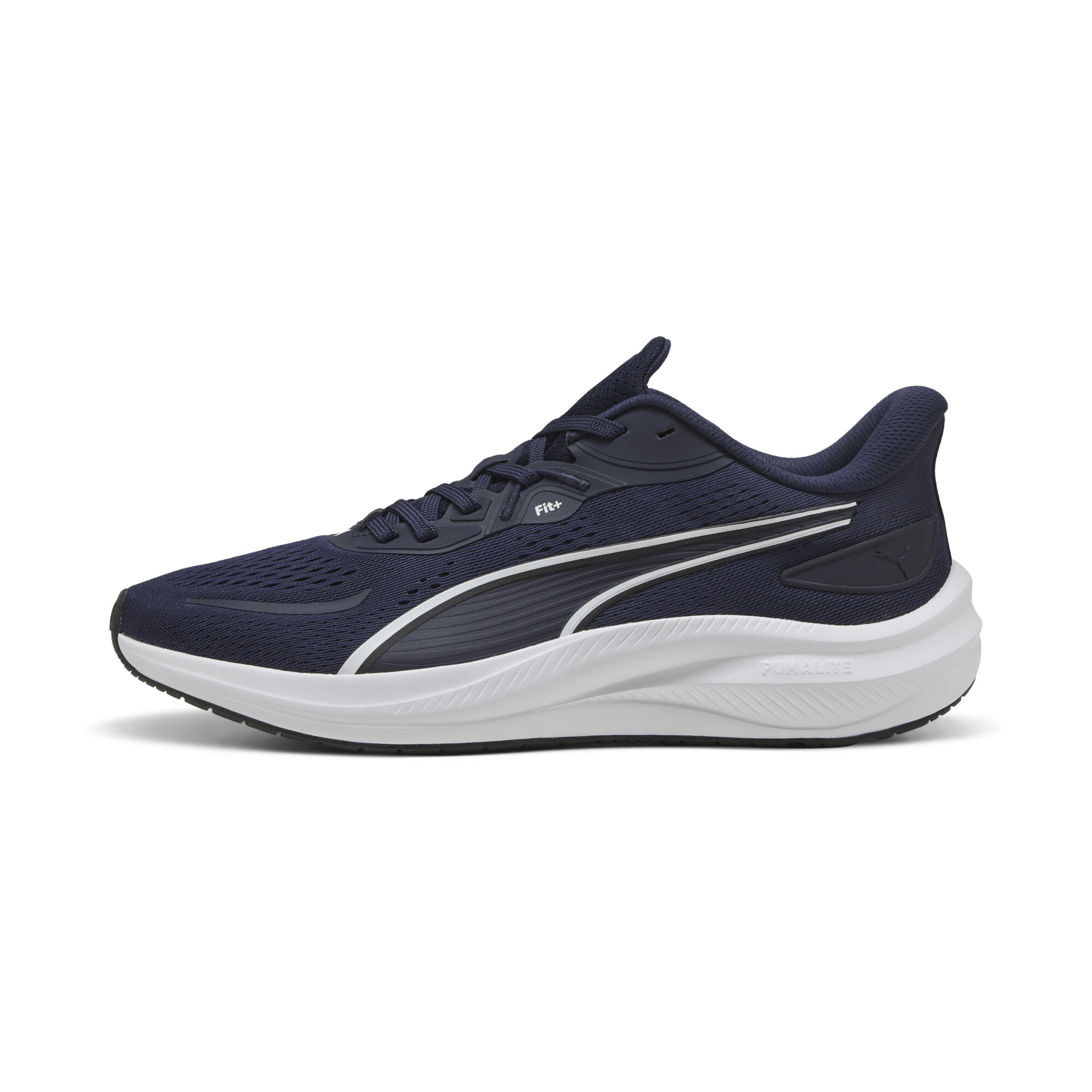PUMA Skyrocket Lite 2 uniseks hardloopschoenen, Blauw/Zwart/Wit, Maat 37,5