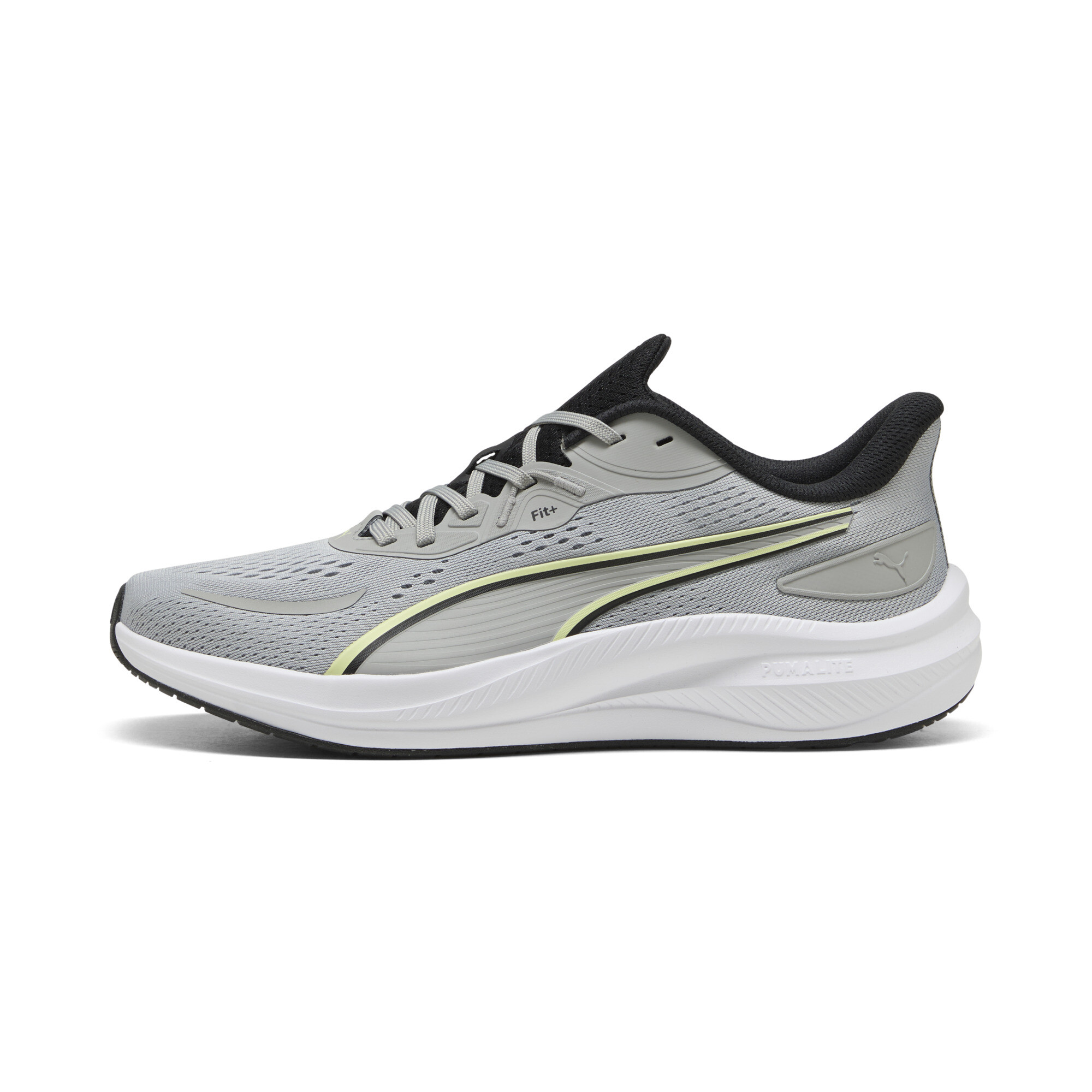 PUMA Skyrocket Lite 2 uniseks hardloopschoenen, Grijs/Wit, Maat 44,5