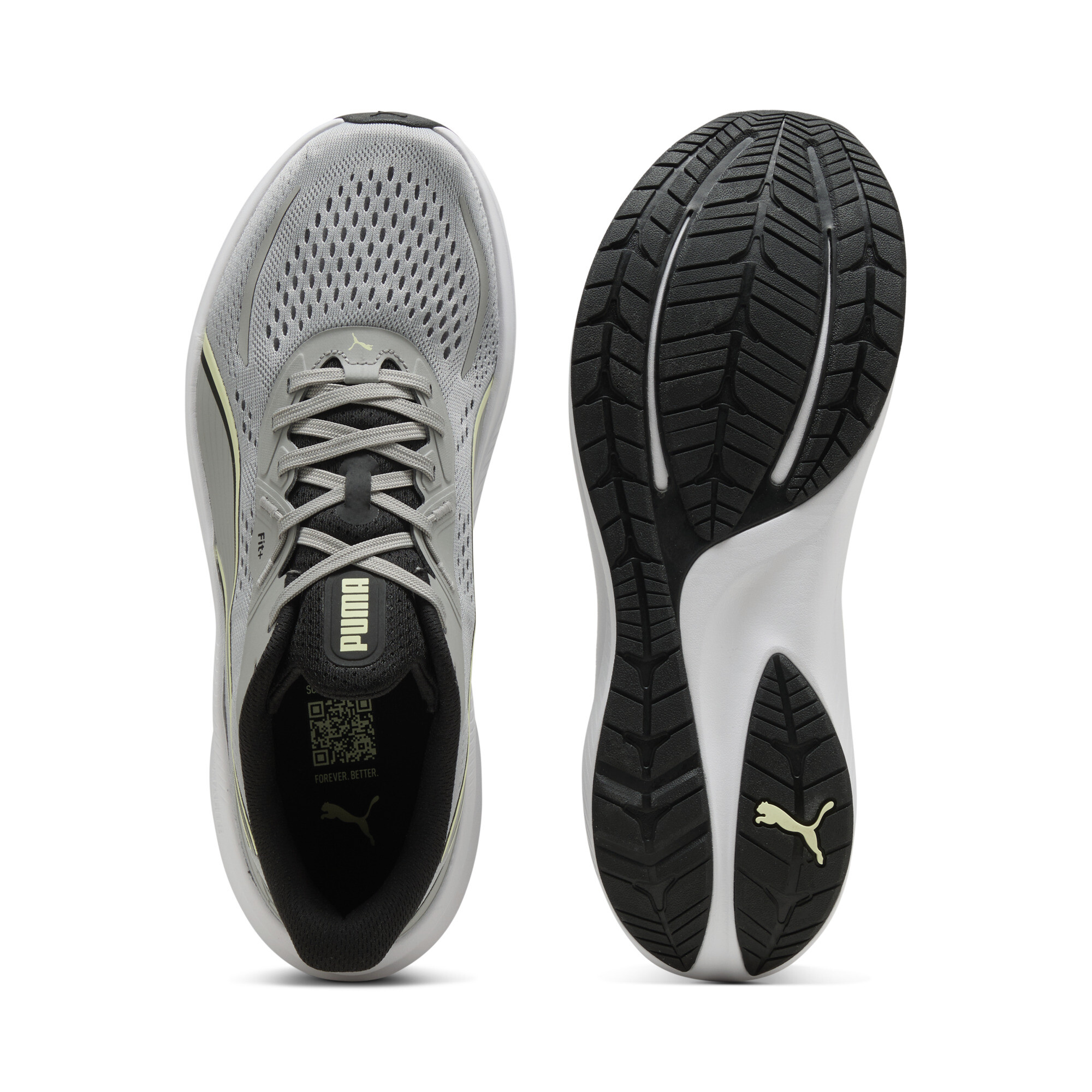 PUMA Skyrocket Lite 2 uniseks hardloopschoenen, Grijs/Wit, Maat 44,5 thumbnail 4