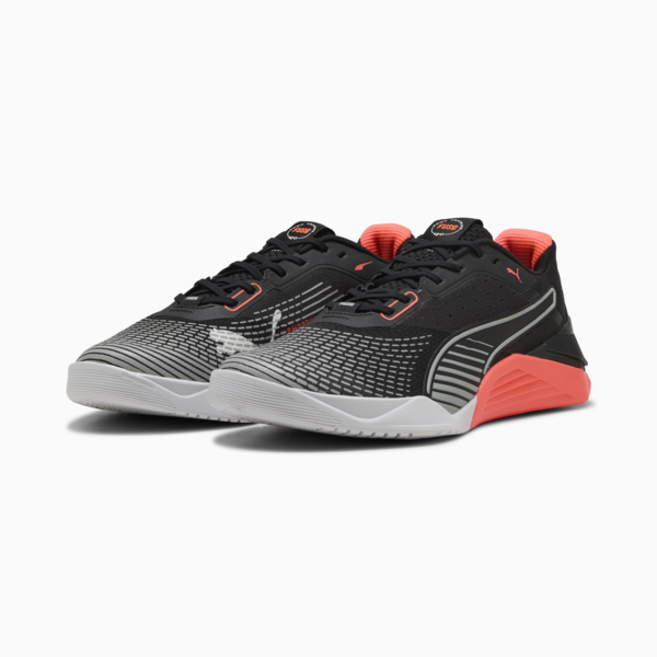Fuse 4.0 Sneakers Unisex, PUMA Black-PUMA White-Glowing Red-Gray Echo, large-ZAF