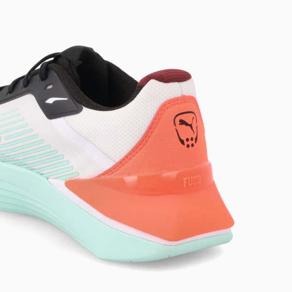 Fuse 4.0 Sneakers Unisex, PUMA White-Mint Melt-Glowing Red-PUMA Black-Ruby Shimmer, large-ZAF