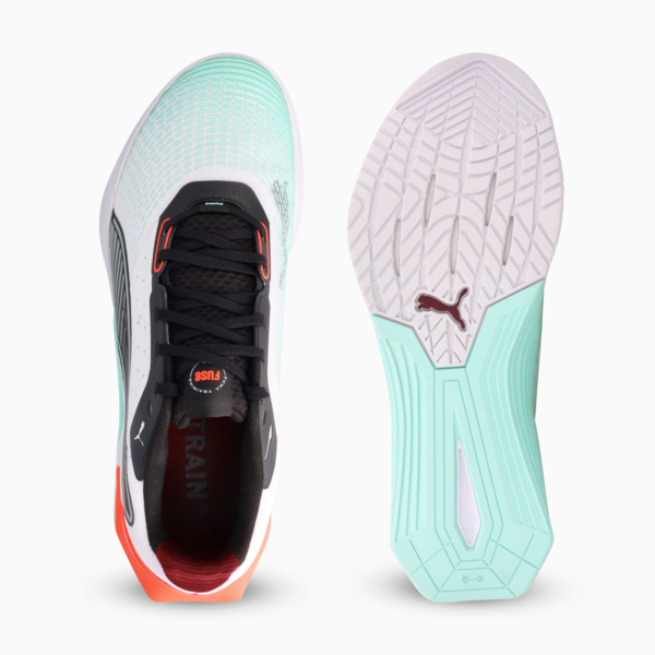 Fuse 4.0 Sneakers Unisex, PUMA White-Mint Melt-Glowing Red-PUMA Black-Ruby Shimmer, large-ZAF