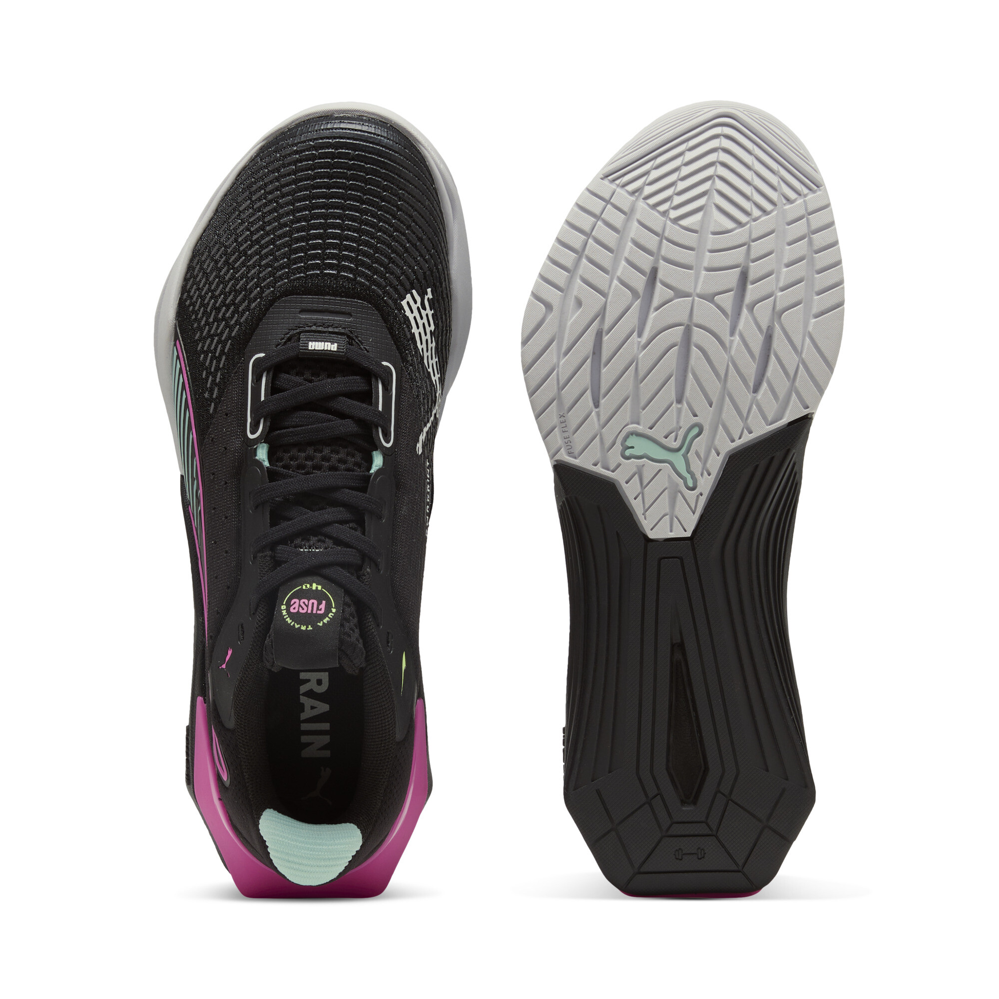 PUMA Fuse 4.0 sneakers voor Dames, Roze/Zwart, Maat 37,5 thumbnail 4