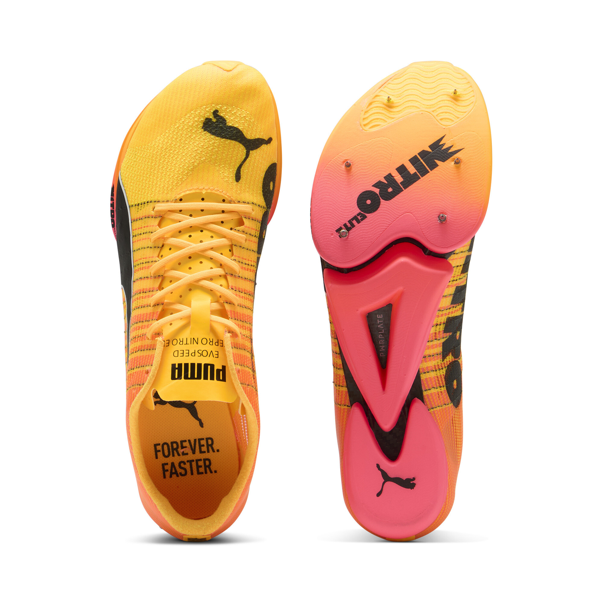 PUMA evoSPEED Fortepro NITRO™ Elite spikes, Zwart, Maat 40 thumbnail 4