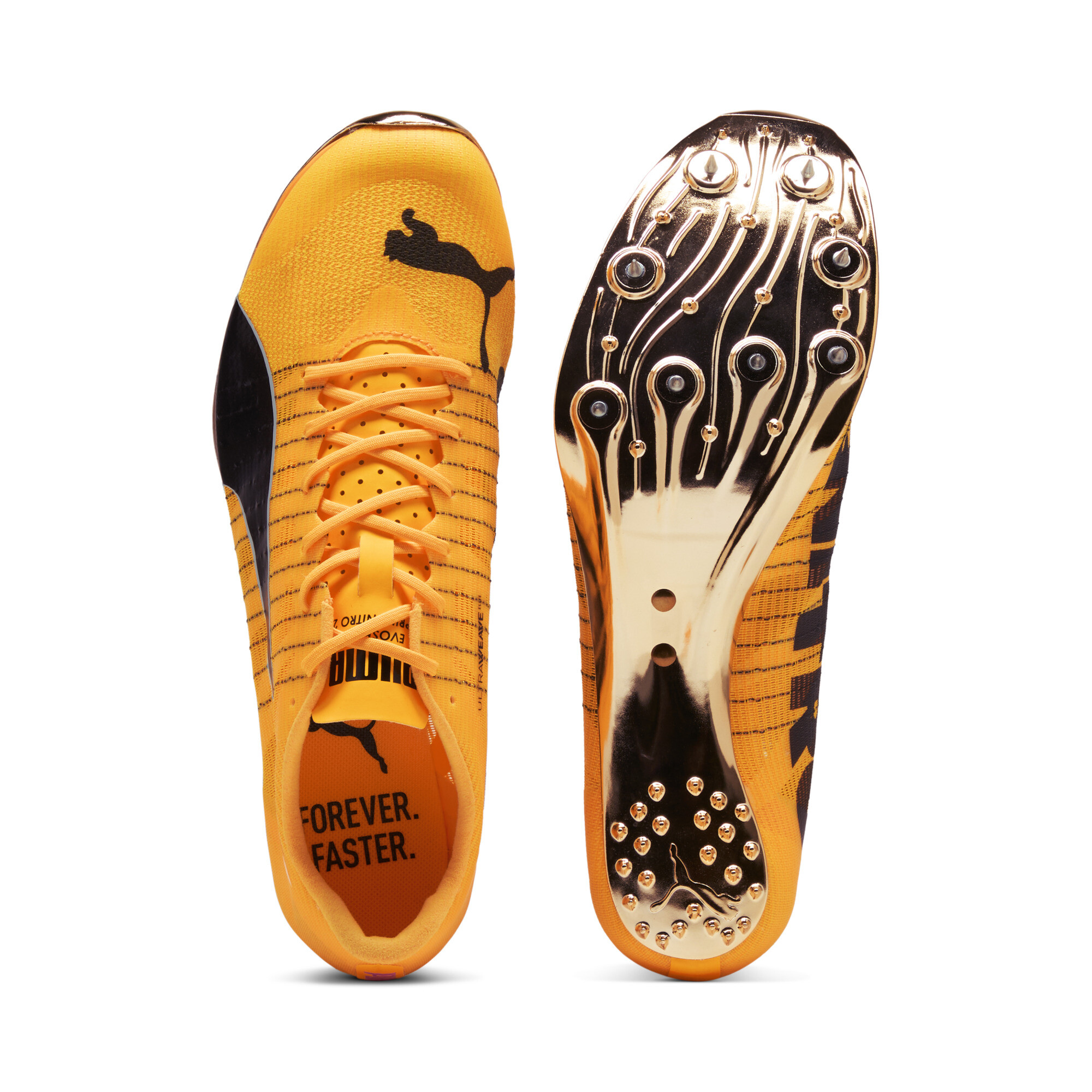 PUMA evoSPEED Sprint NITROâ¢ Elite 2 Spikes uniseks, Zwart, Maat 44,5 thumbnail 4