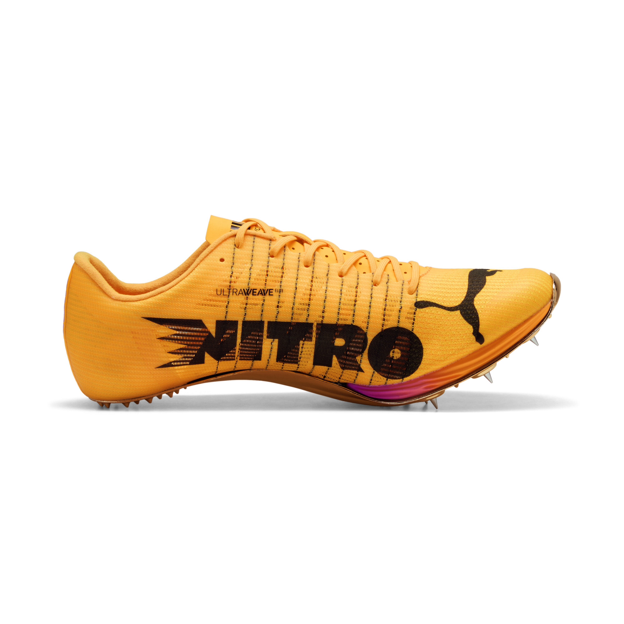 PUMA evoSPEED Sprint NITROâ¢ Elite 2 Spikes uniseks, Zwart, Maat 44,5 thumbnail 3
